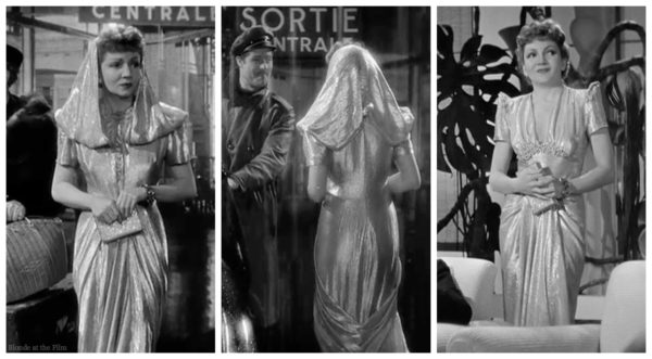 Perfect screencaps of the dress from all angles from The Blonde at the Film!